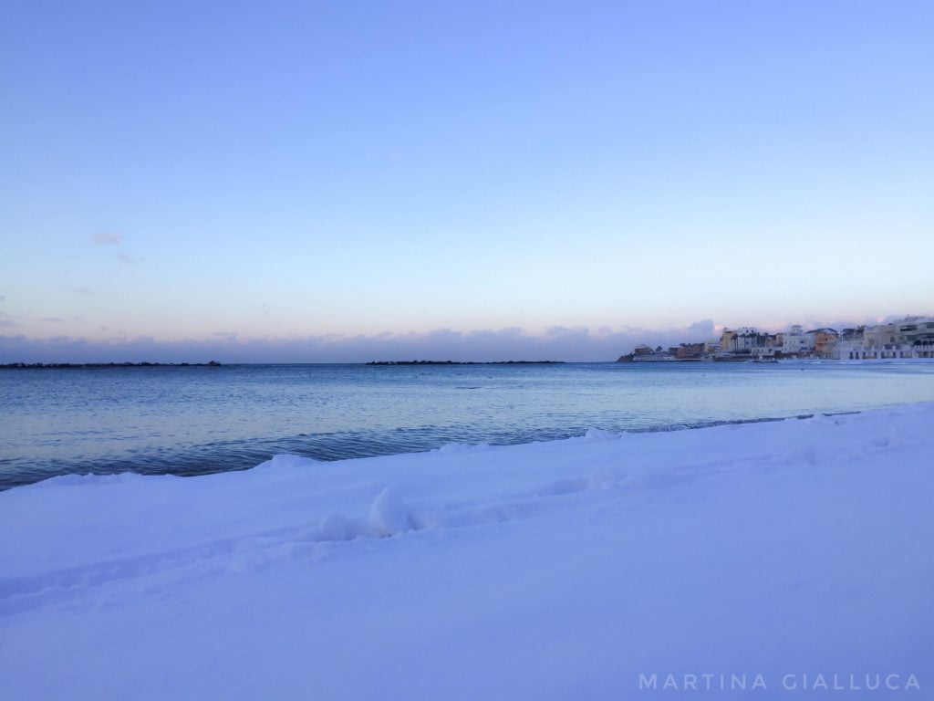 Neve del 26 Febbraio 2018 a Santa Marinella (RM)