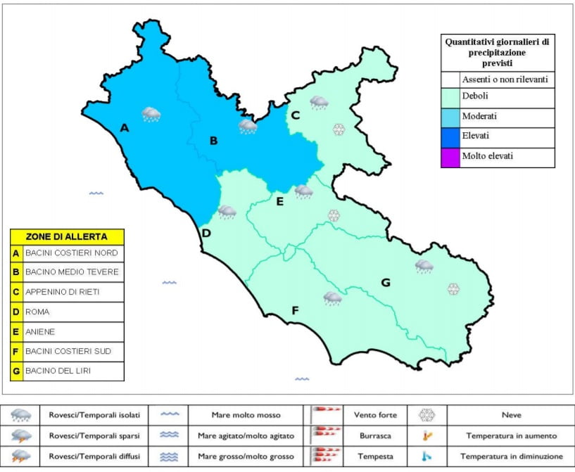 Bollettino valido per il 13 Dicembre 2018