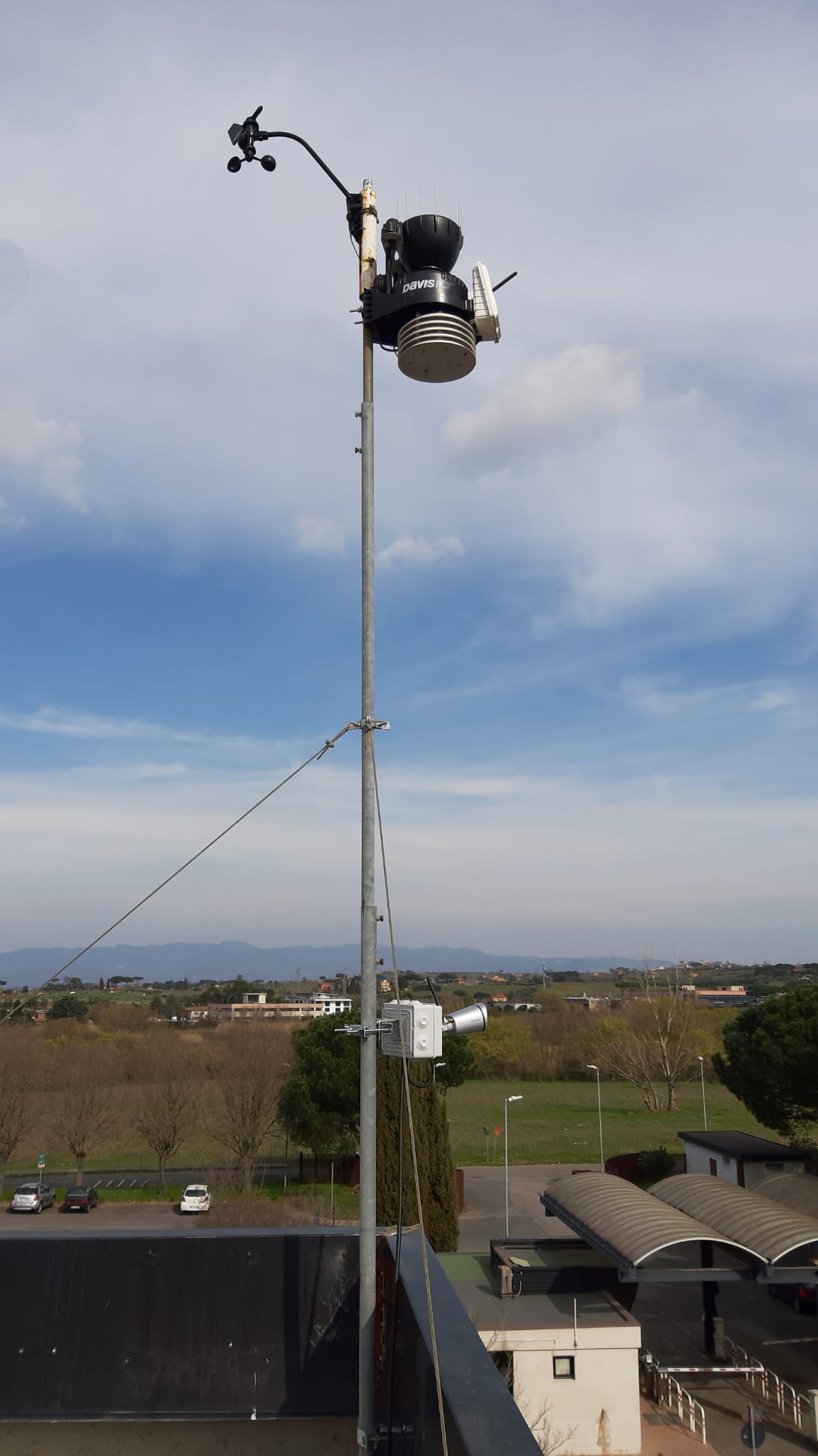 Foto della stazione meteo Cnr-Isac Tor Vergata