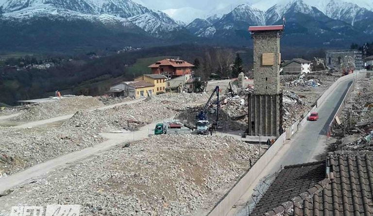 Il corso umberto I visto dall'alto