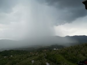 Downburst su Castel Madama (RM)