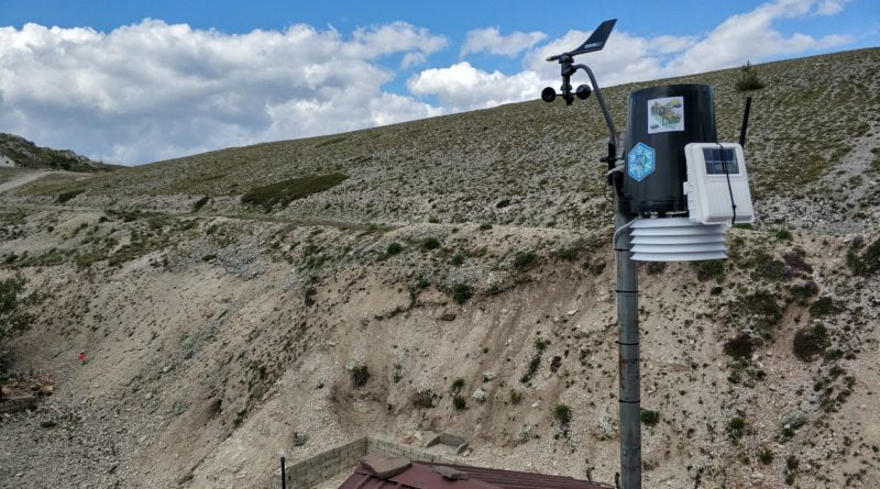 La stazione meteo ultimata