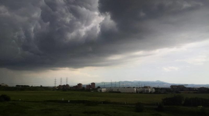 La vista a sud da Settecamini
