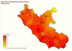 Il mese di Maggio chiude con un surplus pluviometrico ma anche di temperatura