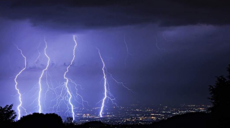 I violenti temporali dell'8 giugno 2018