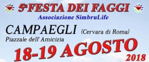 5' Festa dei Faggi - Associazione Simbrulife - Campaegli (RM)