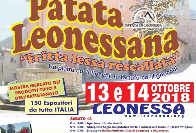 29' Sagra della Patata Leonessana - 1314 Ottobre 2018