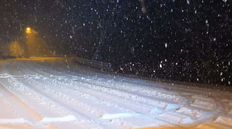 Torna la neve in collina sul Lazio - 13 Dicembre 2018