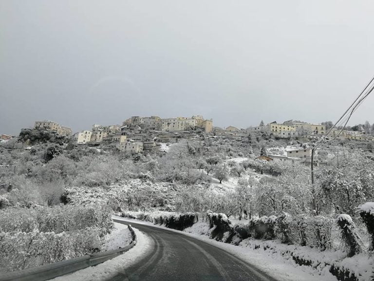 Imbiancata su Picinisco Valle di Comino 1
