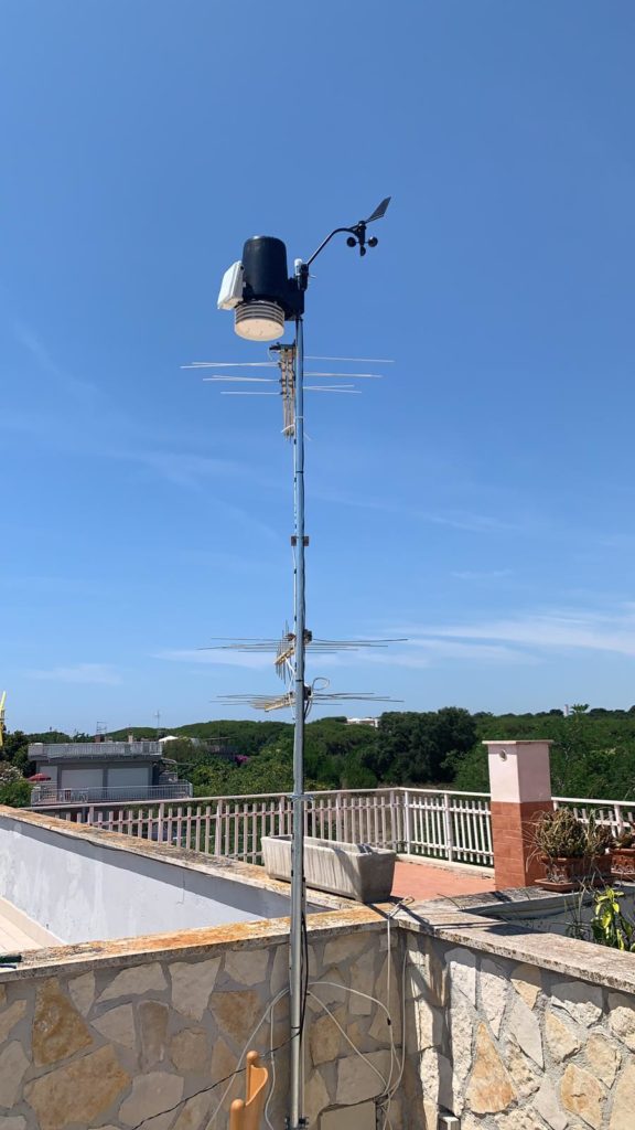 Installazione stazione meteo di Montalto Marina (VT)