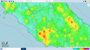 accumuli pluviometrici 19 settembre 2019