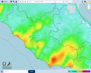 Piogge del 15 Ottobre 2019 sul Lazio