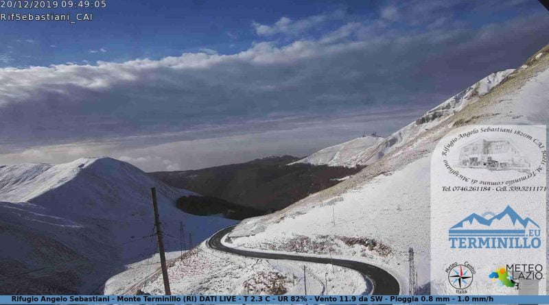 Bianco risveglio sull'Appennino Laziale nuove nevicate in arrivo ECCO DOVE