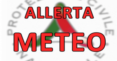 ALLERTA METEO – innalzata a CODICE ARANCIONE per il 25 Settembre ALLERTA METEO – innalzata a CODICE ARANCIONE per il 25 Settembre