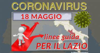 CORONAVIRUS: Le linee GUIDA della Regione Lazio dal 18 Maggio CORONAVIRUS: Le linee GUIDA della Regione Lazio dal 18 Maggio