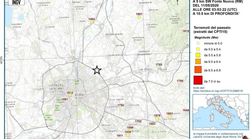 SCOSSE di TERREMOTO a ROMA No non è una novità!