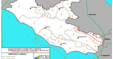 Condizioni METEO AVVERSE – 05 Giugno 2020 Condizioni METEO AVVERSE – 05 Giugno 2020