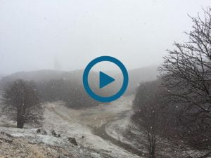 Prima NEVE sul Monte TERMINILLO - VIDEO LIVE