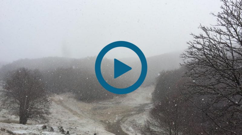 Prima NEVE sul Monte TERMINILLO - VIDEO LIVE