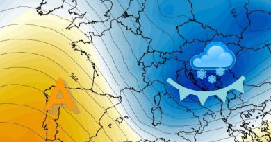 Ultimi cenni di MALTEMPO, a seguire CALO TERMICO e aria più temperata da metà settimana Ultimi cenni di MALTEMPO, a seguire CALO TERMICO e aria più temperata da metà settimana