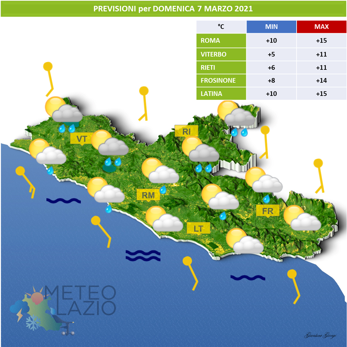 Meteo Lazio | Previsioni oggi e domani - Meteo Lazio