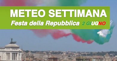 Tendenza meteo inizio Giugno e festa della Repubblica: ancora temporali e instabilità nel Lazio