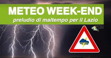 FORTE MALTEMPO prima del WEEKEND con piogge e temporali tra ROMA e LATINA FORTE MALTEMPO prima del WEEKEND con piogge e temporali tra ROMA e LATINA