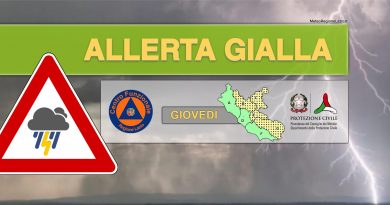 ALLERTA TEMPORALI pomeridiani nel LAZIO su zone orientali di ROMA e APPENNINO ALLERTA TEMPORALI pomeridiani nel LAZIO su zone orientali di ROMA e APPENNINO