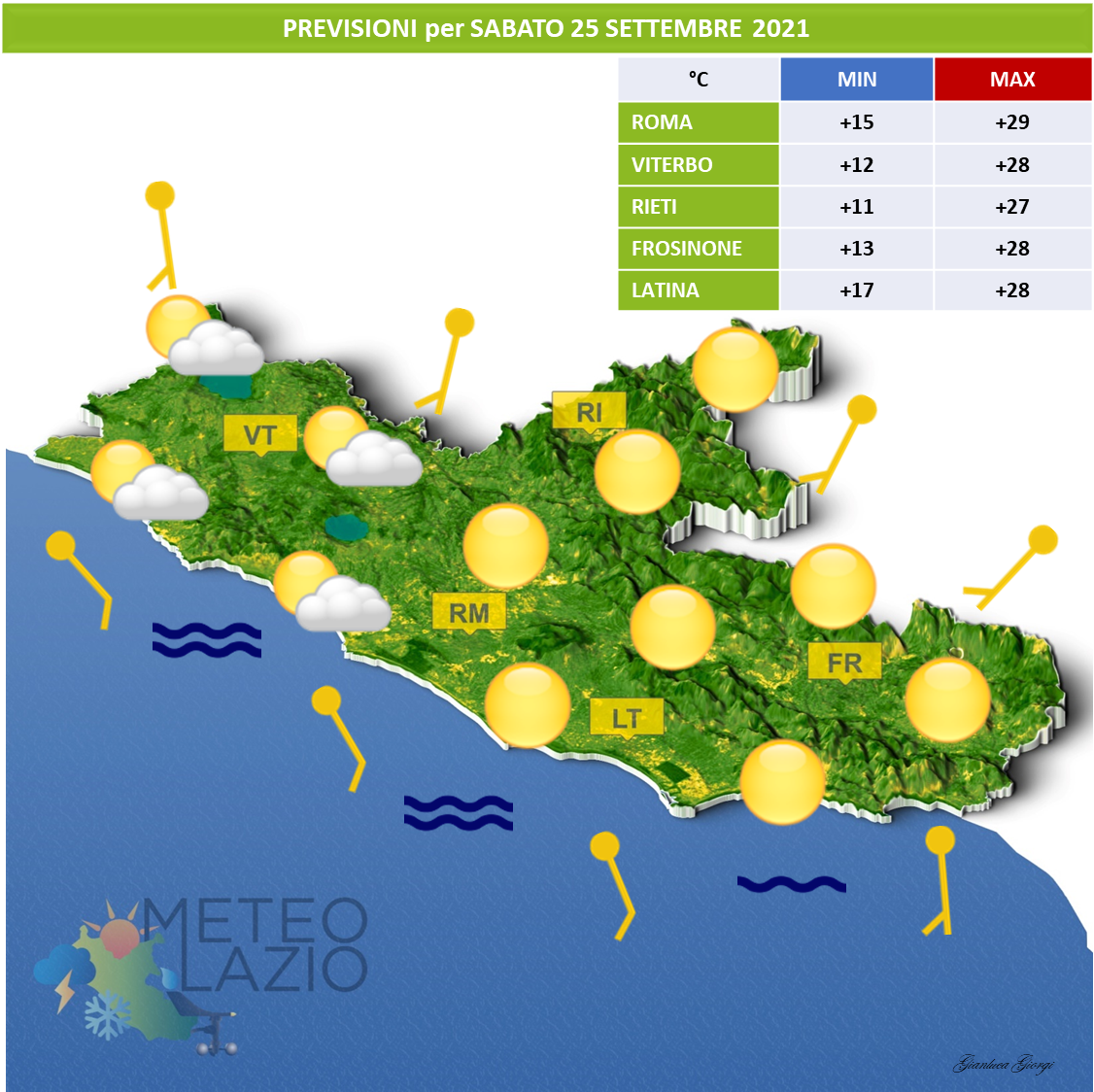 Bollettino Meteo Per Oggi 25 Settembre 2021 E Domani 26 Settembre 2021