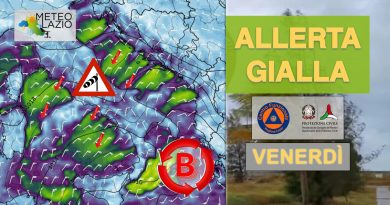 Prorogata l’ALLERTA METEO per venerdì e persisterà una FORTE VENTILAZIONE settentrionale Prorogata l’ALLERTA METEO per venerdì e persisterà una FORTE VENTILAZIONE settentrionale