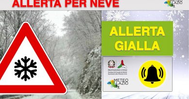 ALLERTA NEVE della PROTEZIONE CIVILE, coinvolta anche la provincia di ROMA e il LAZIO MERIDIONALE ALLERTA NEVE della PROTEZIONE CIVILE, coinvolta anche la provincia di ROMA e il LAZIO MERIDIONALE