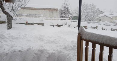 Neve in provincia di Rieti, 80 centimetri di neve ad Amatrice. Il reportage
